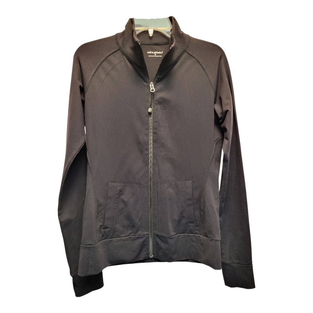 Tuff Athletics Women's Black Full Zip Utility Jacket - Size M